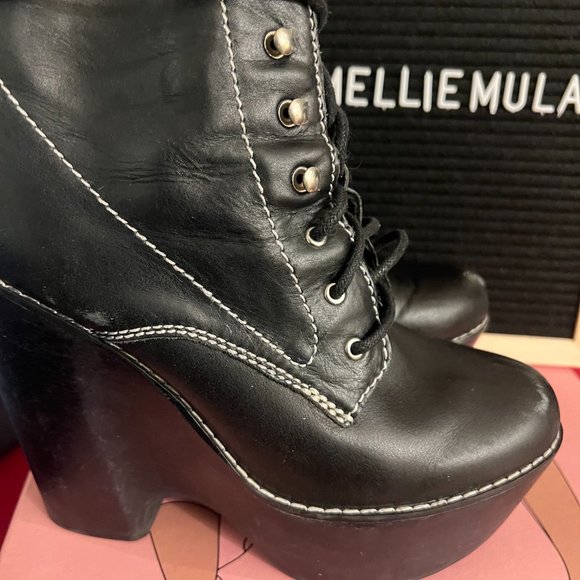 Jeffrey Campbell Tardy Platform Boots - Picture 4 of 10